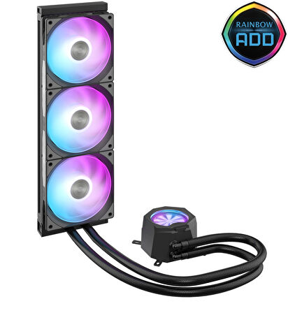 Raijintek Cyclops Lite ARGB 360mm Yüksek Performans Sıvı Soğutma (0R10B00233)