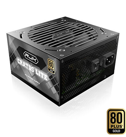 Raijintek Cratos Lite 1000W 80+ GOLD ATX 3.1 PCIe 5.1 Siyah Güç Kaynağı (0R30B00036)