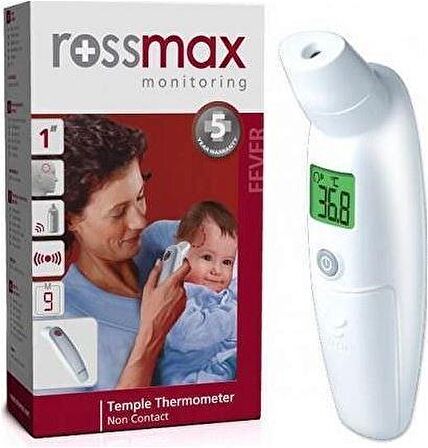 Rossmax Hb500 Temassız Alından Tabanca Dijital Ateş Ölçer 