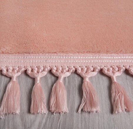 My Evilla Modern Dekoratif   Örgü Saçaklı Simirna  Peluş  Halı Yolluk 