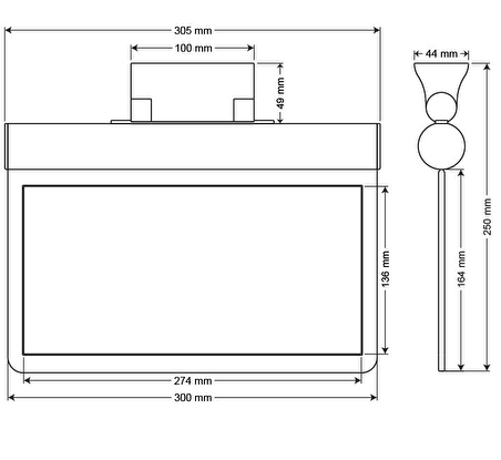  Arsel Sfs SFS30-3-L Acil Çıkış Yönlendirme Armatürü Sürekli ve Kesintide 180 Dak. Yanan 11xF LED 