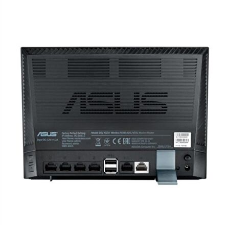 Asus DSL-N17U 300 Mbps Dlna-Adsl2-Vdsl-Mbps-Vpn-3G-4G Fiber Modem Router