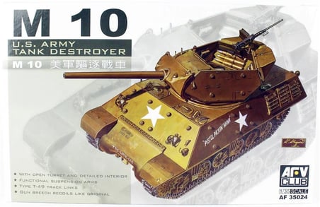 1/35 M10 Tank Vurucu Maketi, AFV Club 35024