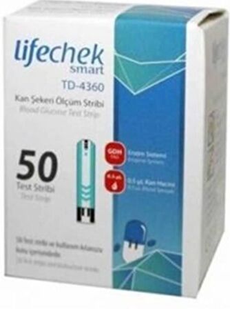 LifeChek Smart TD-4360 Kan Şekeri Ölçüm Çubuğu - 100 strip