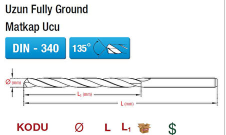 MAIER UZUN FULLY GROUND MATKAP UCU 8mm