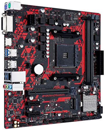 Asus B450M Dragon AM4 DDR4 Micro ATX Anakart