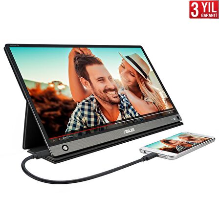 Asus ZENSCREENMB16AWP 15.6 inç 5 ms HDMI 60 Hz LED Full HD Profesyonel Bilgisayar Monitörü