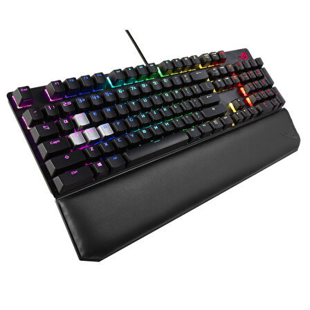 ASUS ROG STRIX SCOPE DELUXE CHERRY MX KEY SWİTCH KABLOLU MEKANİK RGB OYUNCU KLAVYESİ