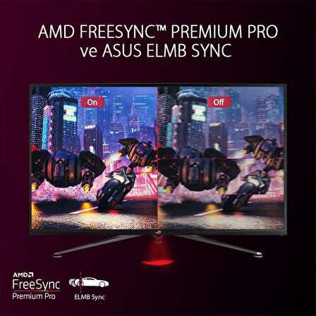 Asus ROGSTRIXXG43UQ 43 inç 1 ms HDMI Display 144 Hz LED 4K Oyun Bilgisayar Monitörü