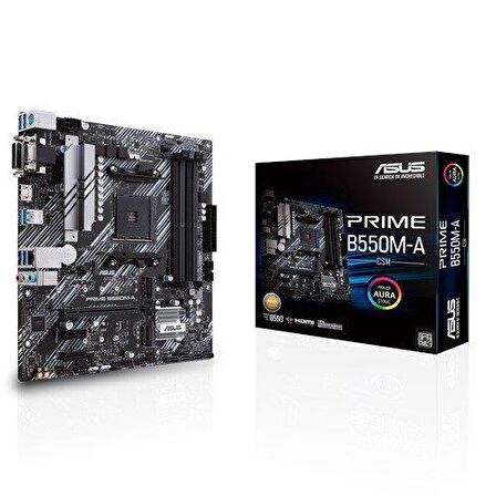 Asus B550M-A/CSM AMD B550 AM4 DDR4 4600 MHz Gaming Anakart