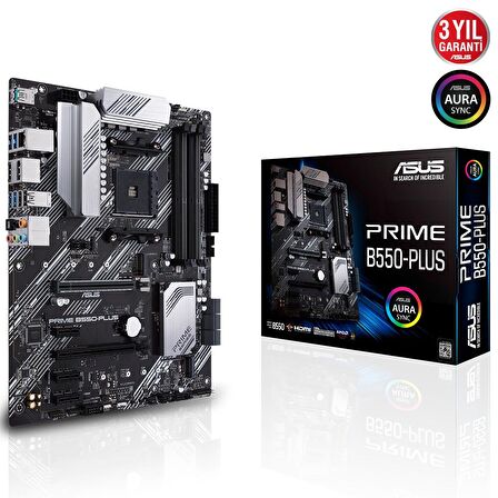 Asus B550-Plus AMD B550 AM4 DDR4 4600 MHz Gaming Anakart