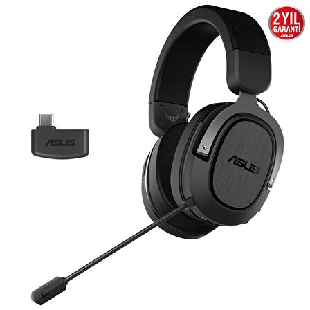 Asus Tuf Gaming H3 Wireless Mikrofonlu Stereo Gürültü Önleyicili Oyuncu Kulak Üstü Kablosuz Kulaklık