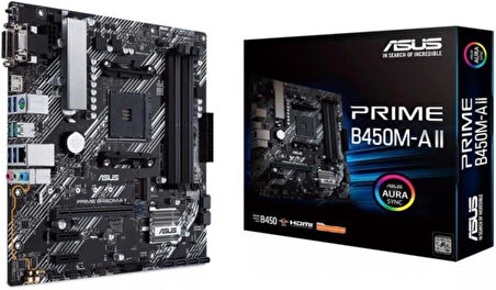Asus Prime B450M-A II AMD AM4 DDR4 Micro ATX Anakart Teşhir