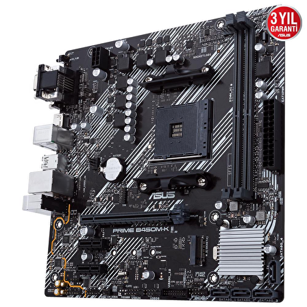 Asus B450M-K II AMD B450 AM4 DDR4 4400 MHz Masaüstü Anakart