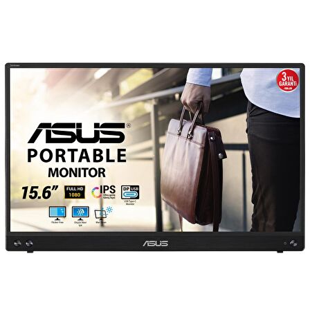 Asus MB16ACV 15.6 inç 5 ms 60 Hz LED Full HD Profesyonel Bilgisayar Monitörü