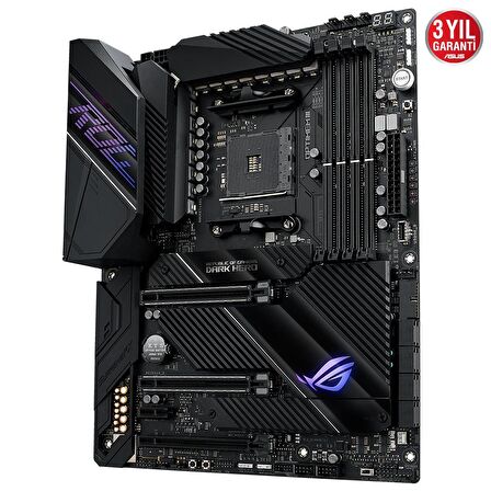 Asus ROG CROSSHAIR VIII DARK HERO AMD X570 AM4 DDR4 5100 MHz Gaming Anakart