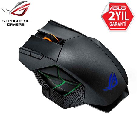 ASUS ROG SPATHA X KABLOLU/KABLOSUZ MMO OYUNCU MOUSE ROG MICRO SWITCH 12 TUŞ 18000 DPI LAZER SENSÖR AURA SYNC RGB