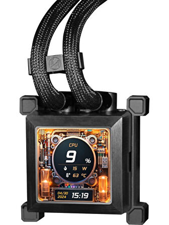 Lian Li Hydro-Shift LCD 360 Siyah RGB İşlemci Sıvı Soğutucu G89.GHSLCD36RB.00