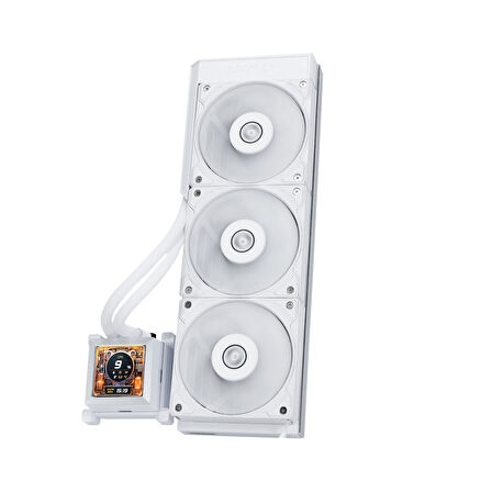 Lian Li Hydro-Shift LCD 360 Beyaz Performance Fan İşlemci Sıvı Soğutma 