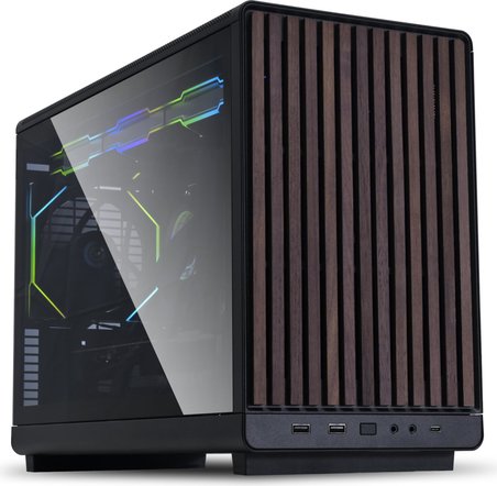 Lian Li Dan Case A3 Siyah Ahşap M-ATX Mini-Tower Kasa G99.A3X-WD.00