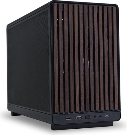 Lian Li Dan Case A3 Siyah Ahşap M-ATX Mini-Tower Kasa G99.A3X-WD.00