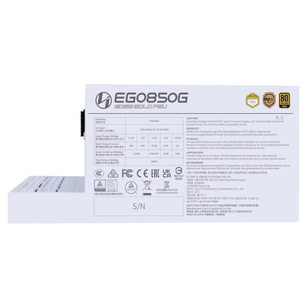 Lian Li Edge850 Beyaz 850W 80+ Gold ATX Power Supply (G9P.EG0850G.W000.EU)
