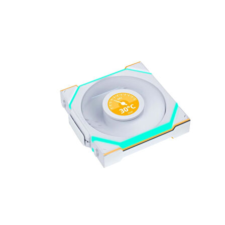 Lian Li UNI FAN SL WIRELESS LCD 1x120mm Beyaz Kasa Fanı 