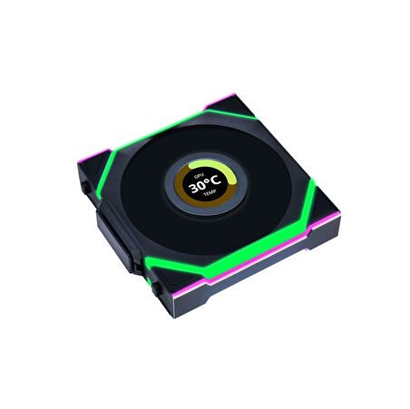 Lian Li UNI FAN REVERSE SL WIRELESS LCD 1x120mm Siyah Kasa Fanı 