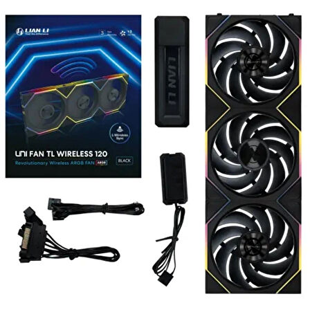 LIAN LI UNI FAN TL WIRELESS 3X120MM RGB SIYAH KASA FANI (G99.12TL1W3B.00)