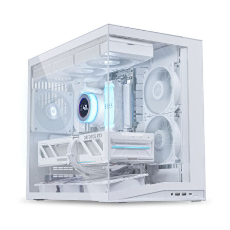 Lian Li O11 Dynamic Flow Mini V2 Mid Tower ATX Kasa Beyaz (G99.O11DMIV2FW.00)