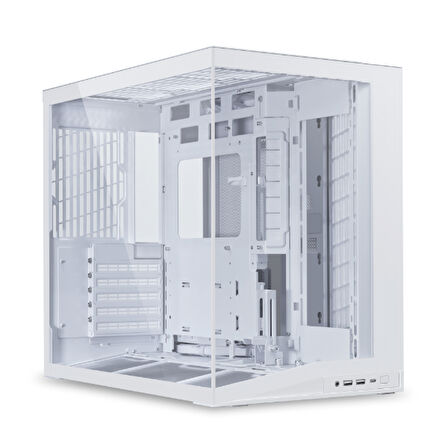 Lian Li O11 Dynamic Flow Mini V2 Mid Tower ATX Kasa Beyaz (G99.O11DMIV2FW.00)