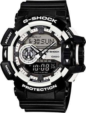 Casio G-Shock GA-400 Beyaz Yazılı Orijinal Shock Lastiği Kasa Silikonu