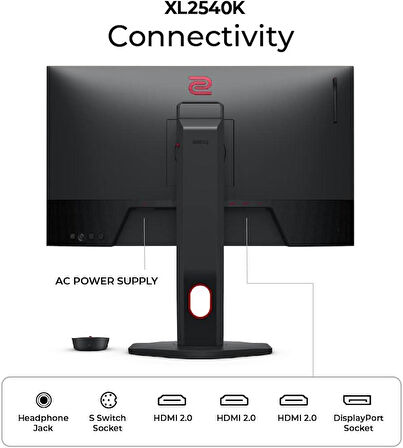 BenQ Zowie XL2540K 24.5" 0.5 ms Full HD 240 Hz Oyuncu Monitörü Outlet