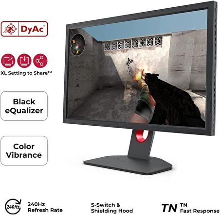 BENQ ZOWIE 24.5 XL2546K 0,5MS 240Hz FREESYNC DYAC+ ESPOR OYUNCU MONİTÖR