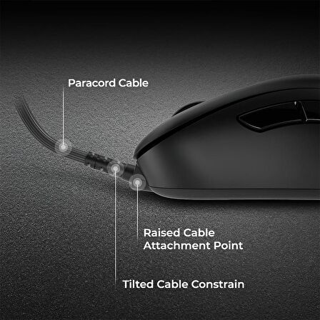 BenQ Zowie EC1-C Paracord Kablolu 24 Çentik Sağ El Esports Ergonomik Hafif Fare Gaming Oyuncu Mouse