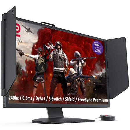 BENQ ZOWIE 24.5 XL2546X 0,5MS 240Hz (3xHDMI+1xDP) FREESYNC DYAC FAST TN + ESPOR OYUNCU MONİTÖR