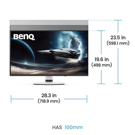 BenQ EX321UZ Mobiuz 31,5" OLED  4K  240Hz 0,03ms HDMI  USB HDR 500 Gaming Monitör