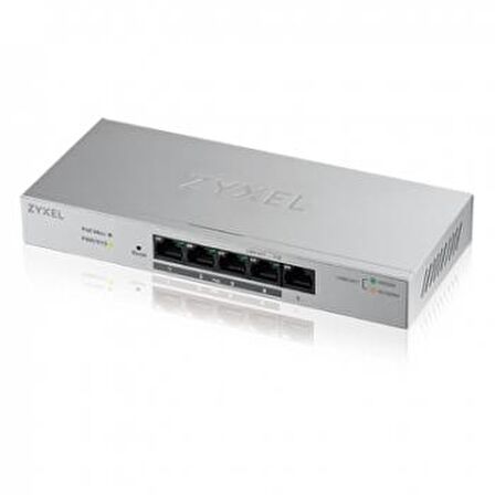 ZYXEL GS1200-5HP 5PORT GIGABIT WEB YÖNETİLİR 4PORT POE SWITCH