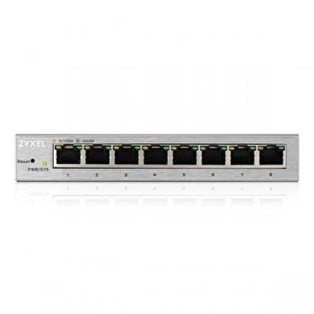 ZYXEL GS1200-8 8 PORT 10/100/1000 Mbps GIGABIT WEB YÖNETİLEBİLİR SWITCH