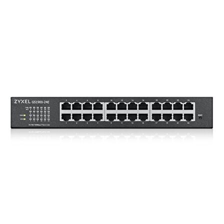 ZYXEL GS1900-24E 24 PORT 24x10/100/1000 L2 GİGABİT DESKTOP FANSIZ WEB SMART YÖNETİLEBİLİR SWITCH V2
