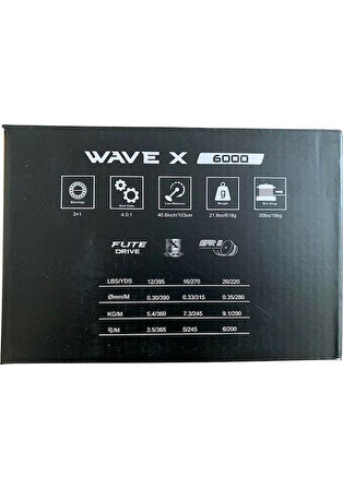 Okuma Wave X-6000 3+1BB Olta Makinesi