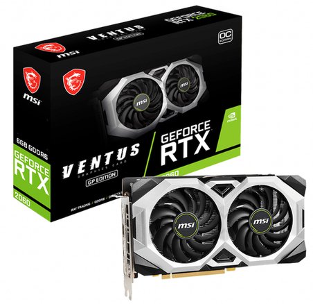 MSI GEFORCE RTX 2060 VENTUS GP GDDR6 6GB 192Bit HDMI 3x DisplayPort Oyuncu (Gaming) Ekran Kartı