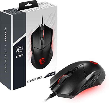 MSI Clutch GM08 Kablolu Optik Oyuncu Mouse