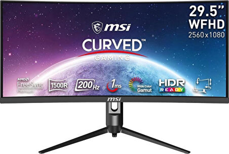 MSI Optix MAG301CR2 29.5" 1 ms WFHD Curved Pivot 200 Hz Oyuncu Monitörü Outlet