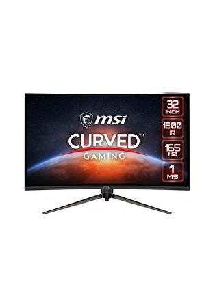 Ölü pikselli MSI 31.5 Optıx Ag321cqr Wqhd Va 165hz 1ms Freesync Premıum 1500r Curved Gamıng Monıtor 