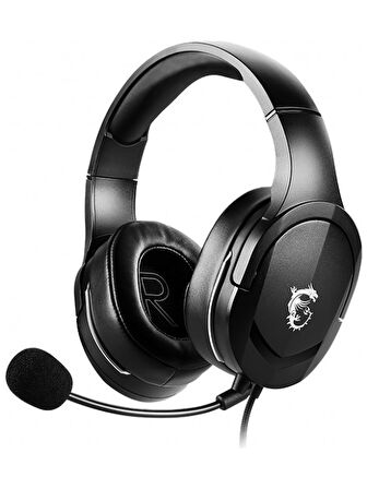 MSI Immerse GH20 Kablolu Mikrofonlu Kulak Üstü Oyuncu Kulaklığı OUTLET