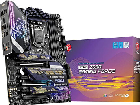 MSI Mpg Z590 Gaming Force Intel LGA1200 DDR4 ATX Anakart - Teşhir