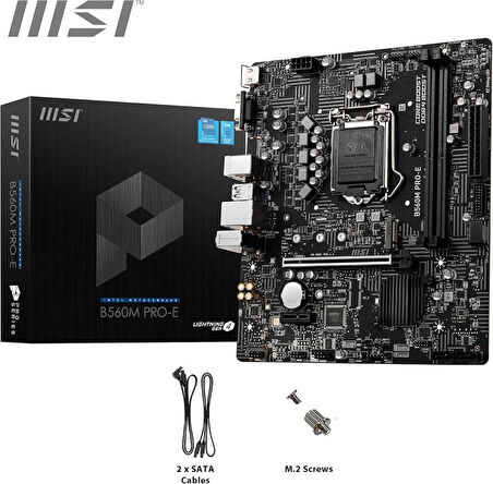 MSI B560M PRO-E Intel LGA1200 DDR4 mATX Anakart Teşhir