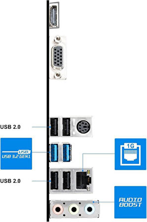 MSI B560M PRO-E Intel LGA1200 DDR4 mATX Anakart Teşhir