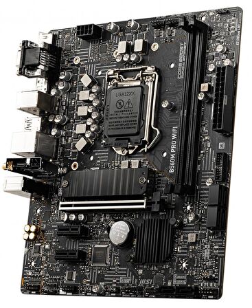MSI B560M PRO WIFI Intel B560 Soket 1200 DDR4 5200MHz 1xM.2 mATX Anakart